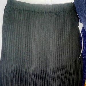 ALLISON TAYLOR Micro Pleated Sheer L NWT